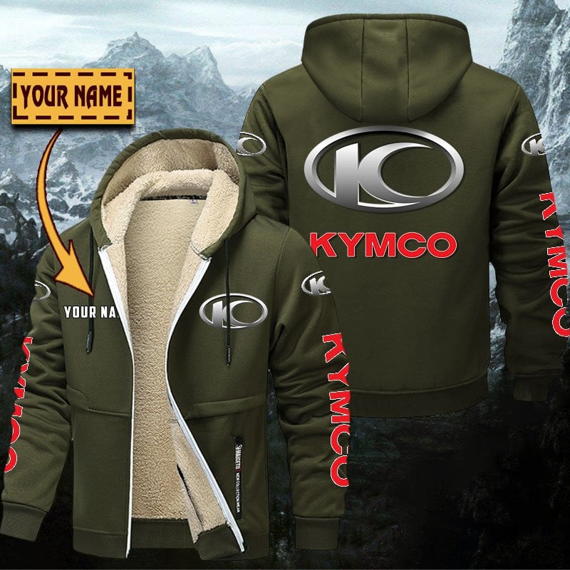 Kymco Motorcycles Gefütterte Kapuzenjacke – Bild 2
