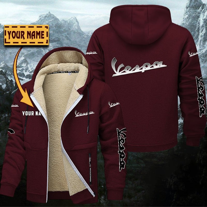 Vespa Gefütterte Kapuzenjacke – Bild 9