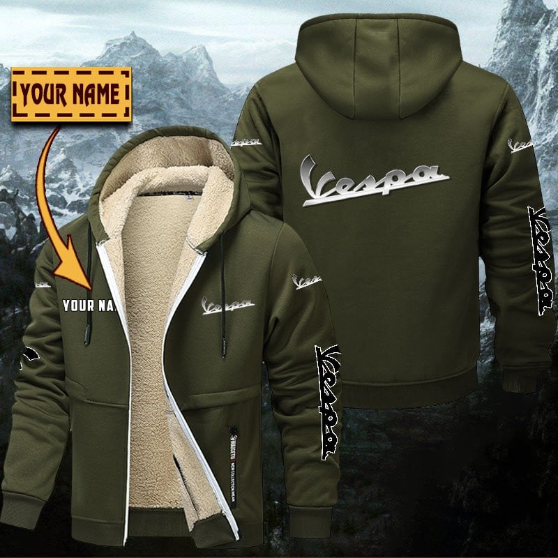 Vespa Gefütterte Kapuzenjacke – Bild 2