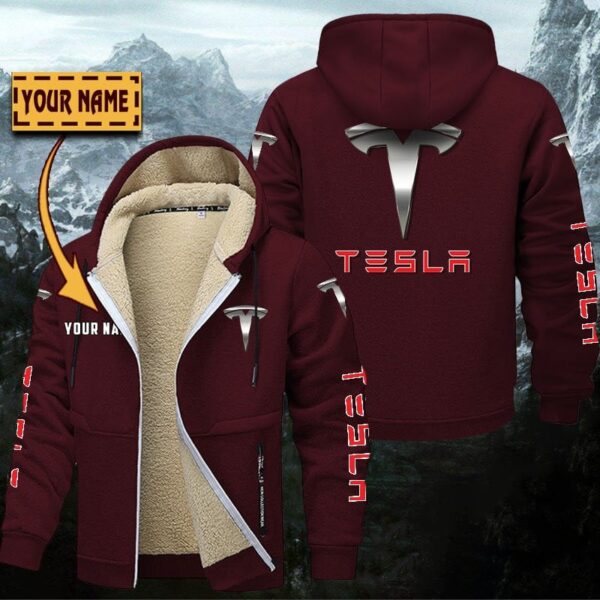 Tesla Gefütterte Kapuzenjacke