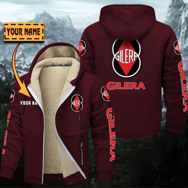 Gilera Motorcycles Gefütterte Kapuzenjacke