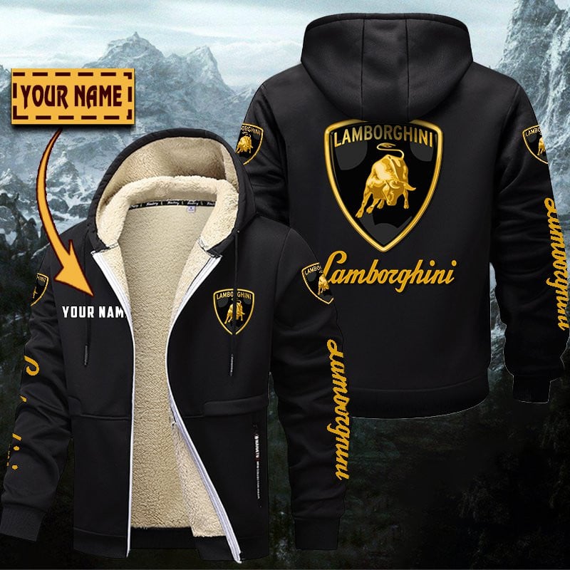 Lamborghini Gefütterte Kapuzenjacke – Bild 3