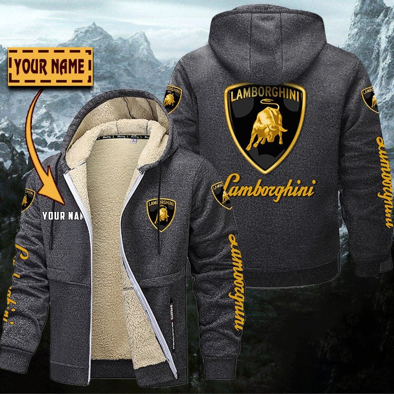 Lamborghini Gefütterte Kapuzenjacke – Bild 4