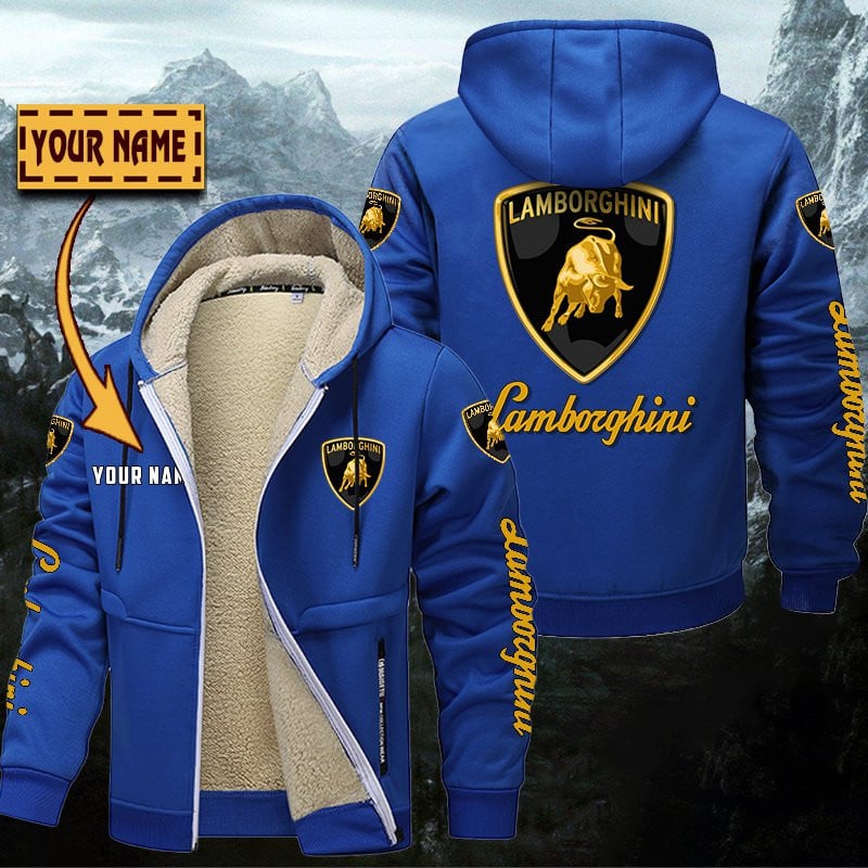 Lamborghini Gefütterte Kapuzenjacke – Bild 7