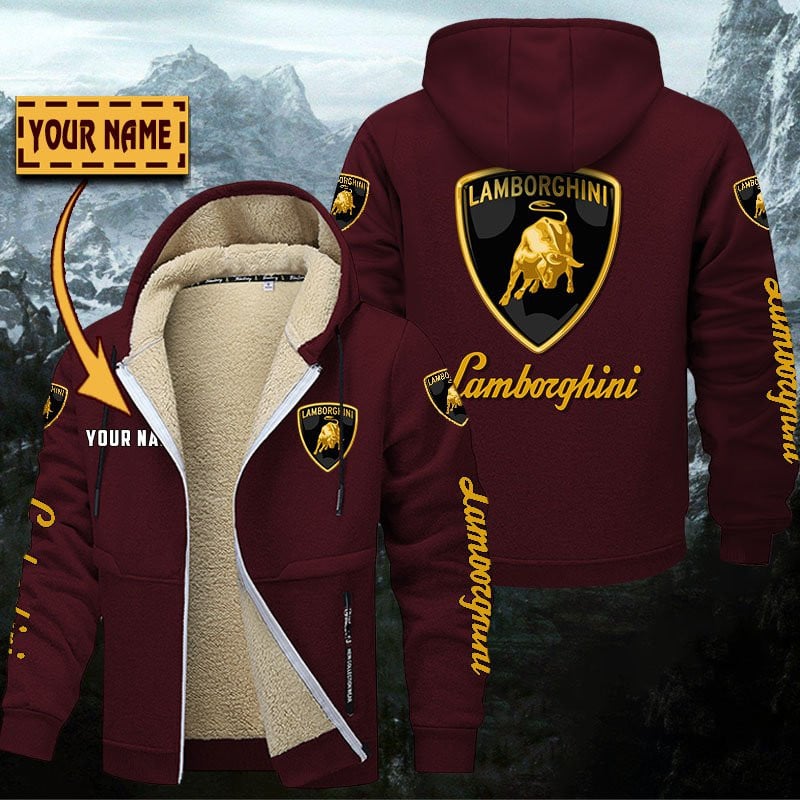 Lamborghini Gefütterte Kapuzenjacke – Bild 9