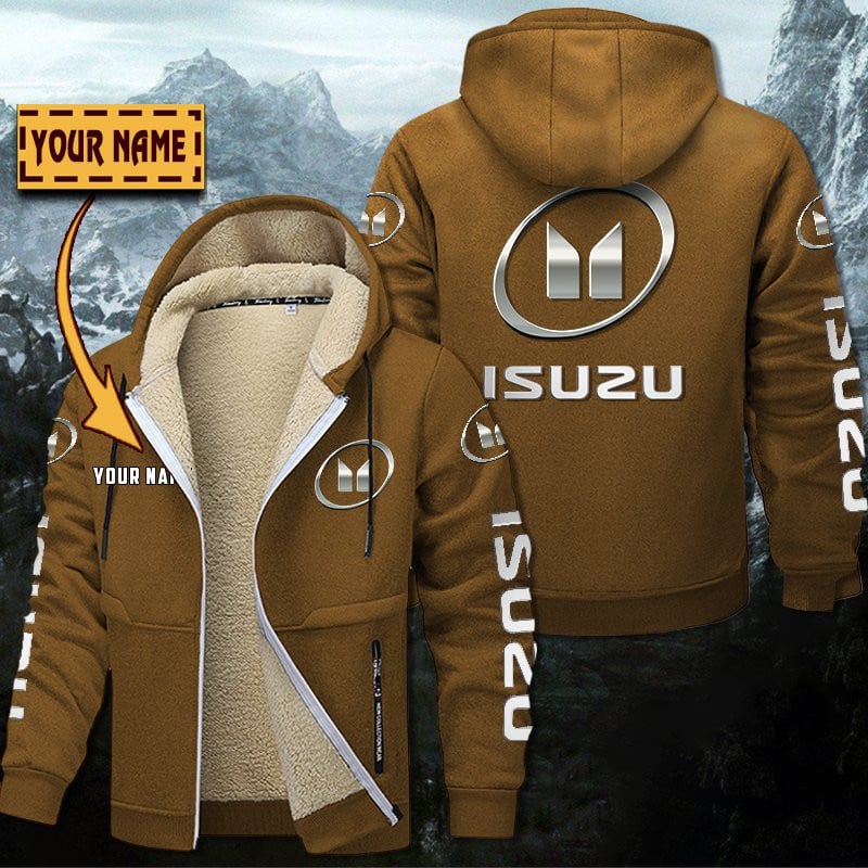 Isuzu Gefütterte Kapuzenjacke – Bild 4