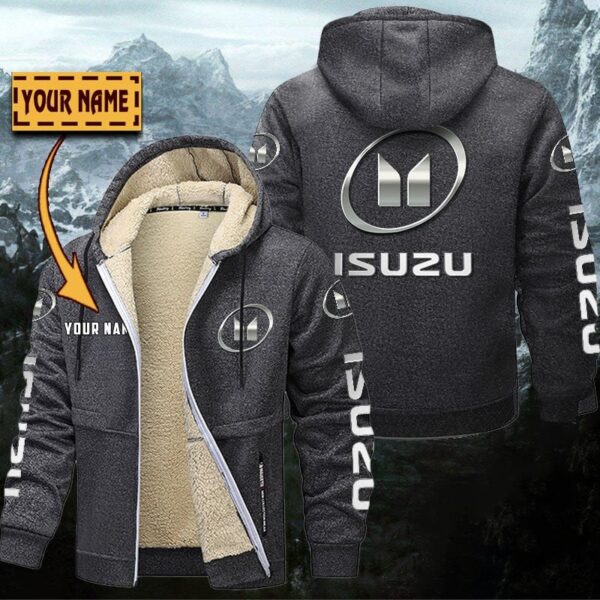 Isuzu Gefütterte Kapuzenjacke