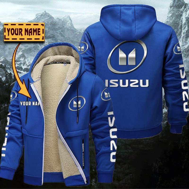 Isuzu Gefütterte Kapuzenjacke – Bild 7