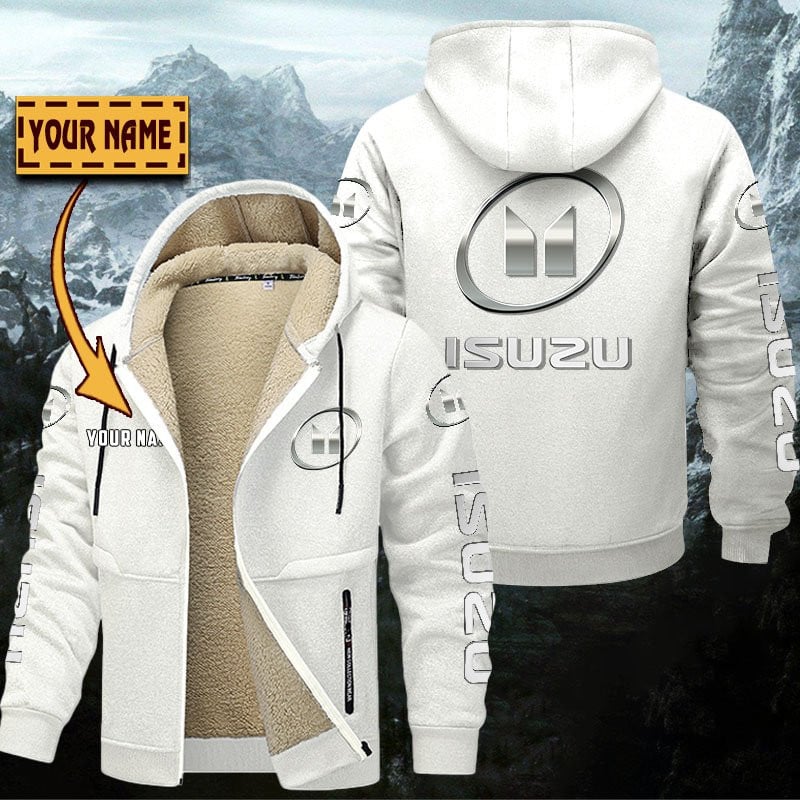 Isuzu Gefütterte Kapuzenjacke – Bild 8
