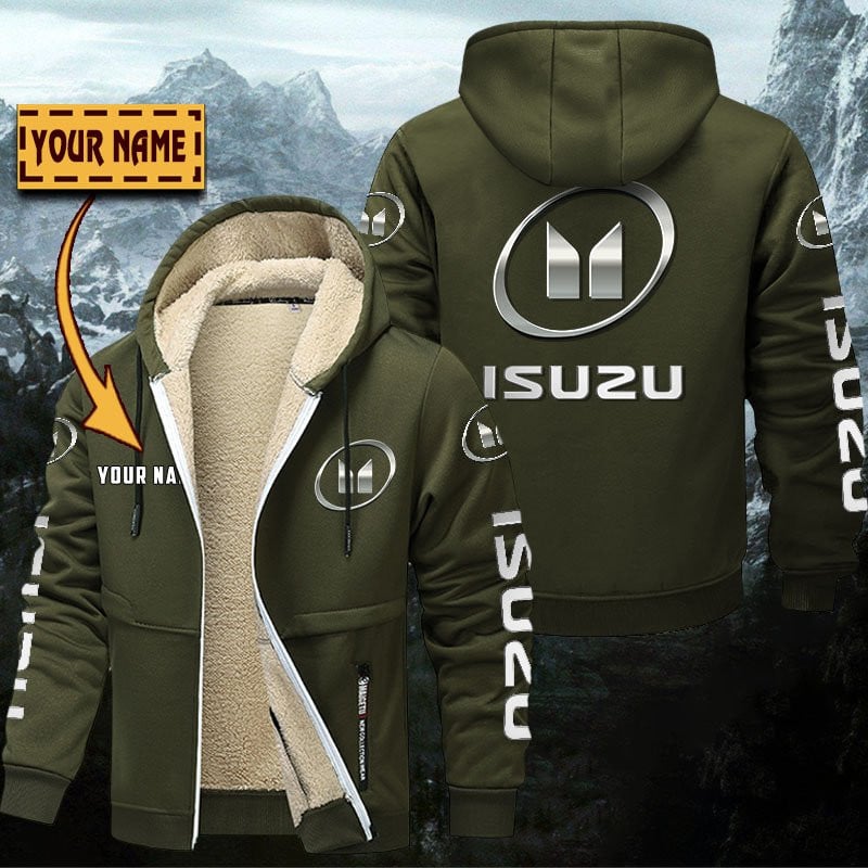 Isuzu Gefütterte Kapuzenjacke – Bild 2