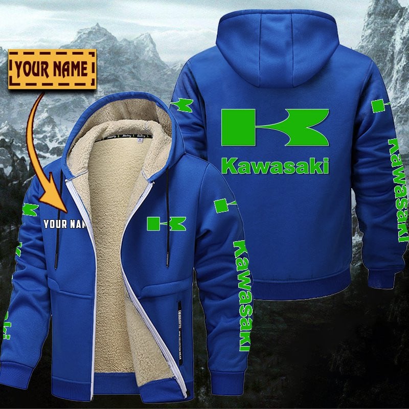 Kawasaki Gefütterte Kapuzenjacke – Bild 7