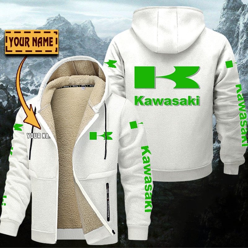 Kawasaki Gefütterte Kapuzenjacke – Bild 8