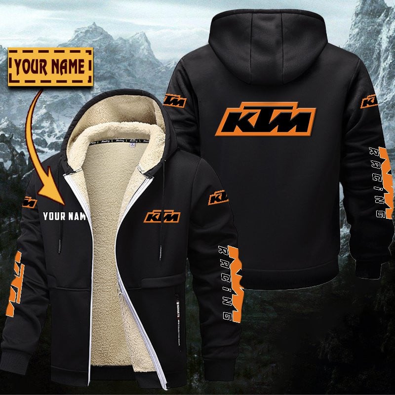 KTM Racing Gefütterte Kapuzenjacke – Bild 3
