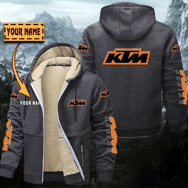 KTM Racing Gefütterte Kapuzenjacke – Bild 4