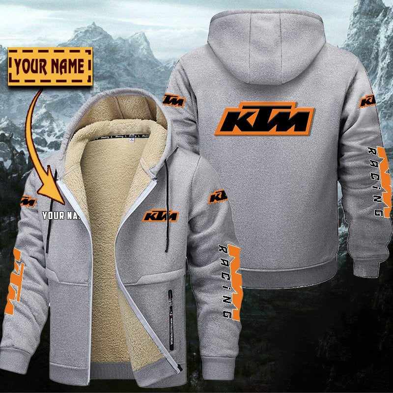 KTM Racing Gefütterte Kapuzenjacke – Bild 5