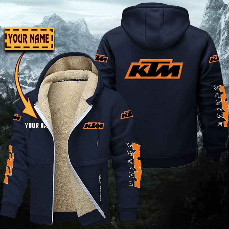 KTM Racing Gefütterte Kapuzenjacke – Bild 6