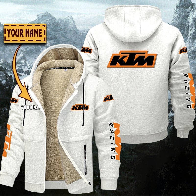 KTM Racing Gefütterte Kapuzenjacke – Bild 8
