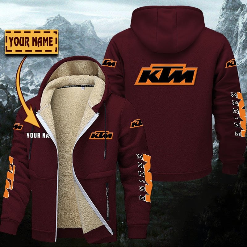 KTM Racing Gefütterte Kapuzenjacke – Bild 9