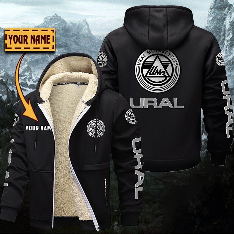 Ural Motorcycles Gefütterte Kapuzenjacke – Bild 3