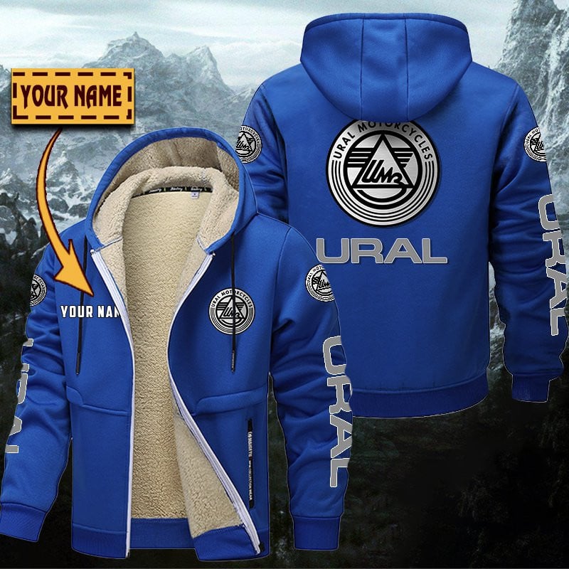 Ural Motorcycles Gefütterte Kapuzenjacke – Bild 8