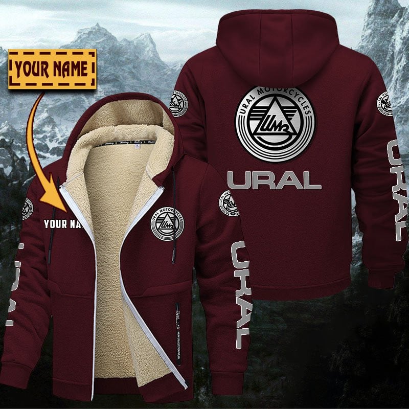 Ural Motorcycles Gefütterte Kapuzenjacke – Bild 9