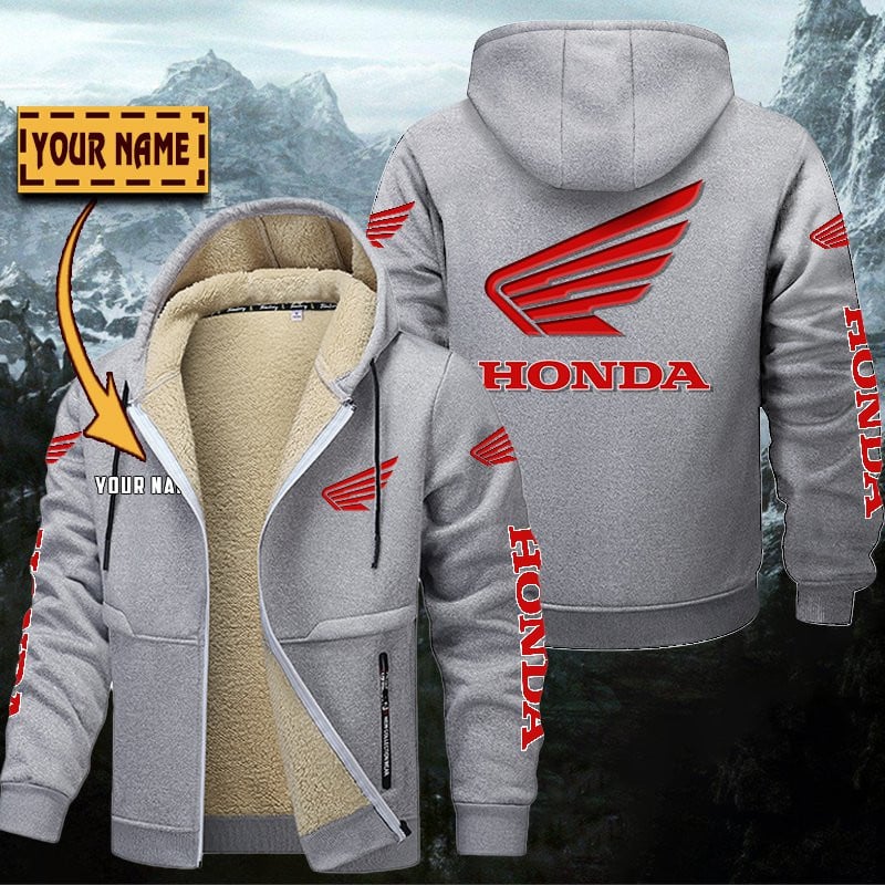 Honda Motorcycle Gefütterte Kapuzenjacke – Bild 6