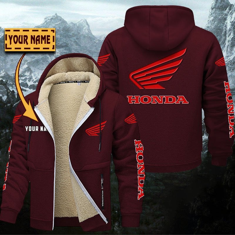 Honda Motorcycle Gefütterte Kapuzenjacke