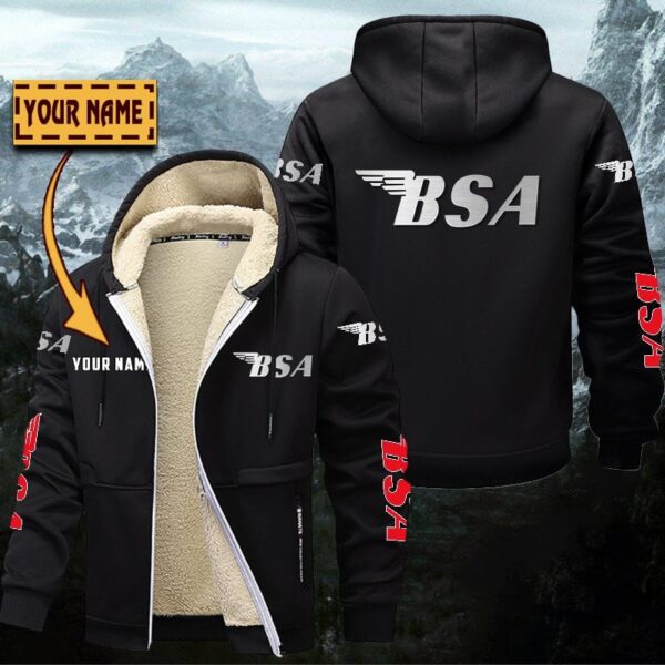 BSA Motorcycles Gefütterte Kapuzenjacke