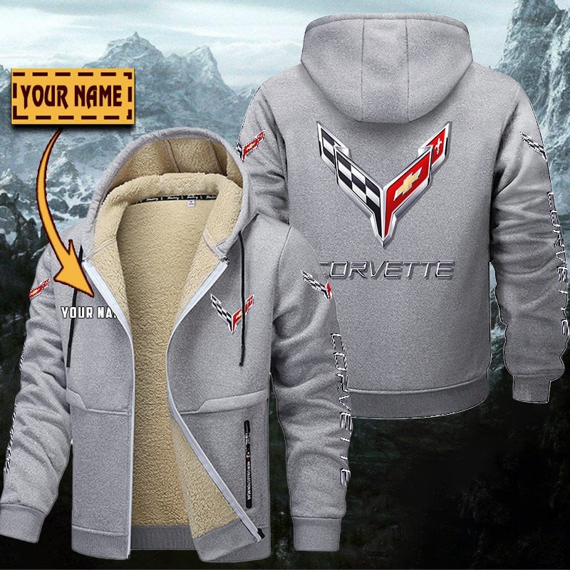 Chevrolet Corvette Gefütterte Kapuzenjacke – Bild 6
