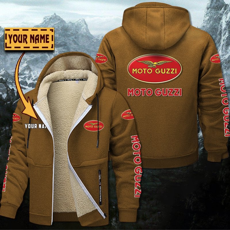 Moto Guzzi Gefütterte Kapuzenjacke – Bild 4