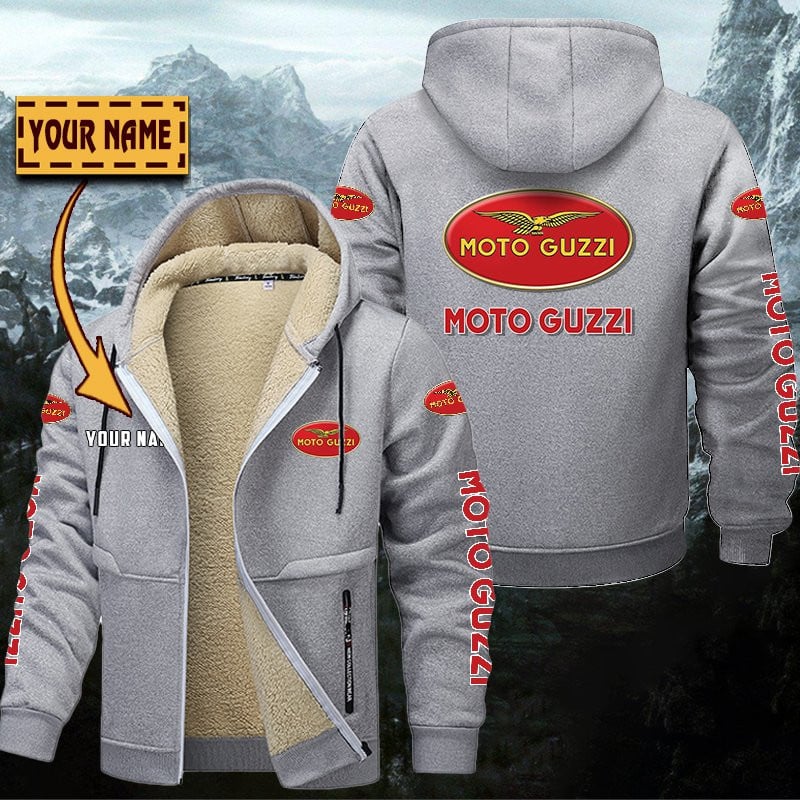 Moto Guzzi Gefütterte Kapuzenjacke – Bild 6