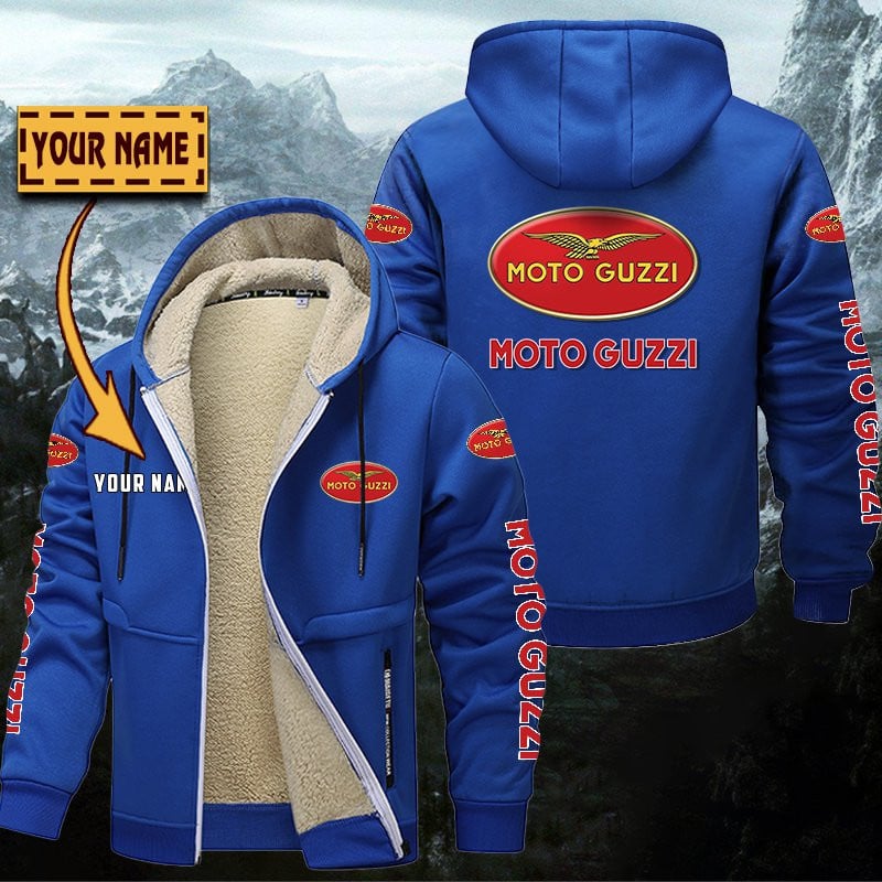 Moto Guzzi Gefütterte Kapuzenjacke – Bild 8
