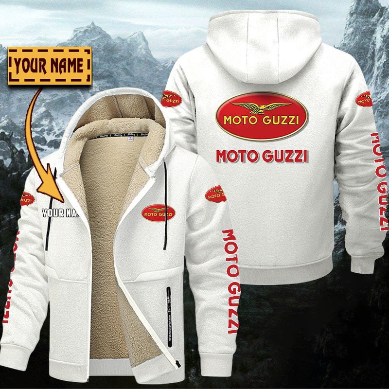 Moto Guzzi Gefütterte Kapuzenjacke – Bild 9