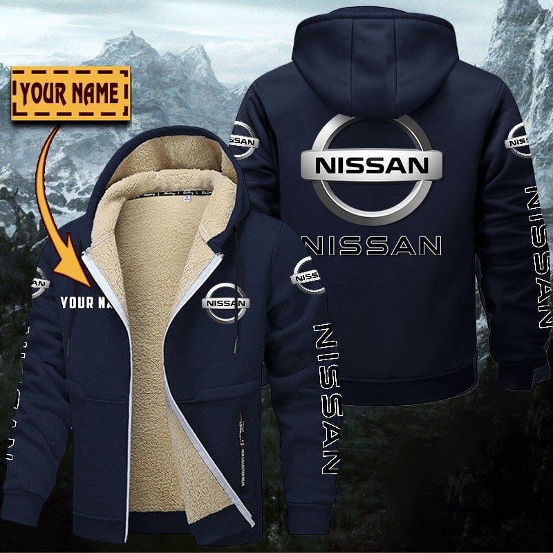 Nissan Gefütterte Kapuzenjacke – Bild 6