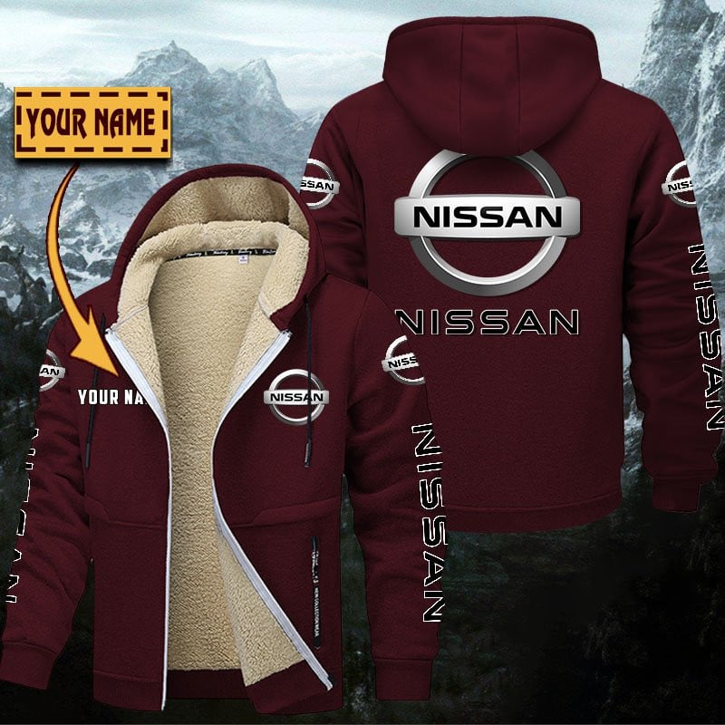 Nissan Gefütterte Kapuzenjacke – Bild 9