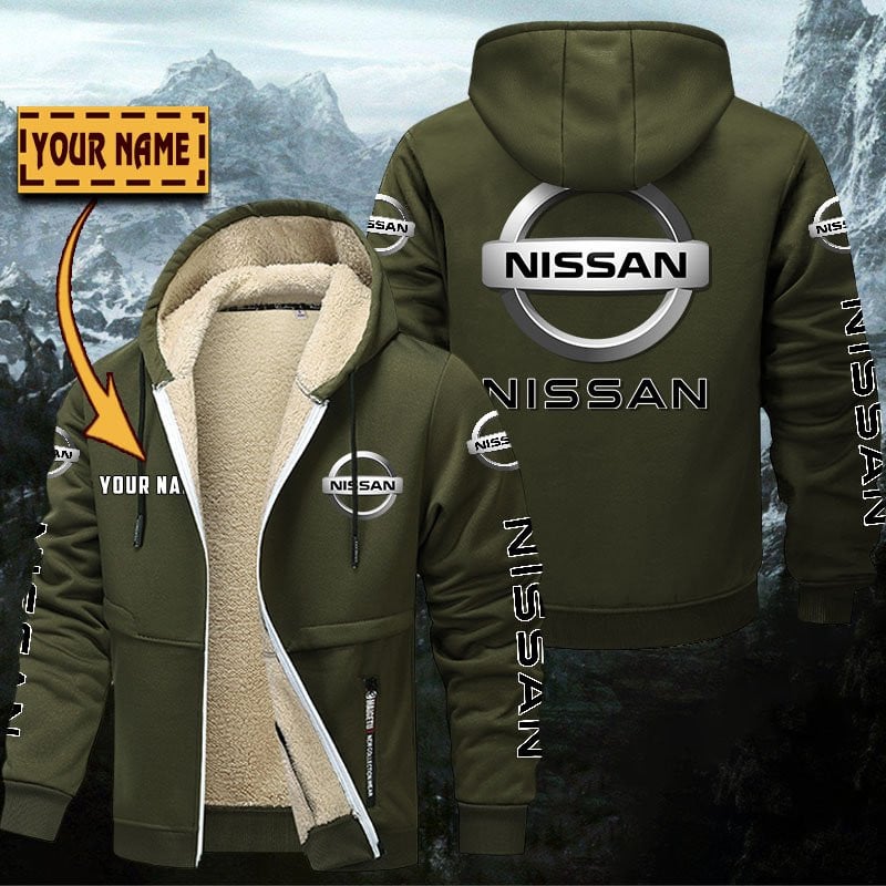 Nissan Gefütterte Kapuzenjacke – Bild 2