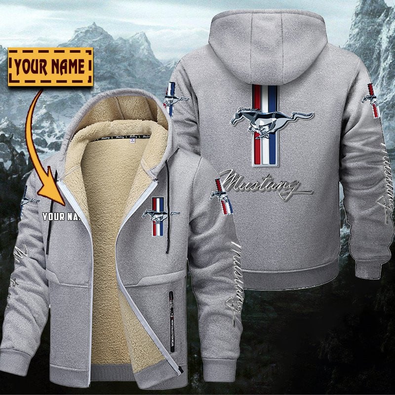Ford Mustang Gefütterte Kapuzenjacke – Bild 6