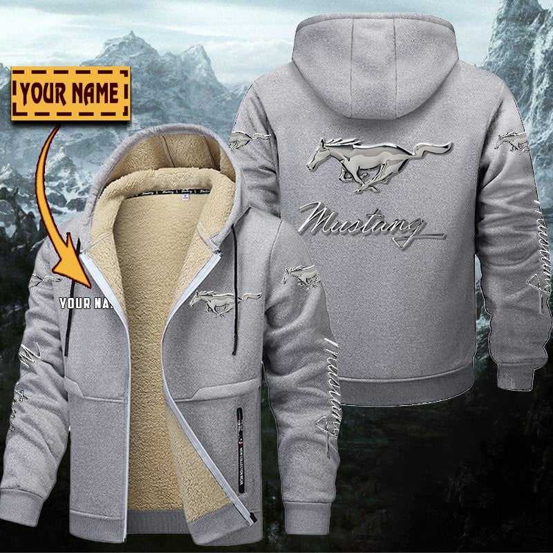 Ford Mustang Gefütterte Kapuzenjacke – Bild 5