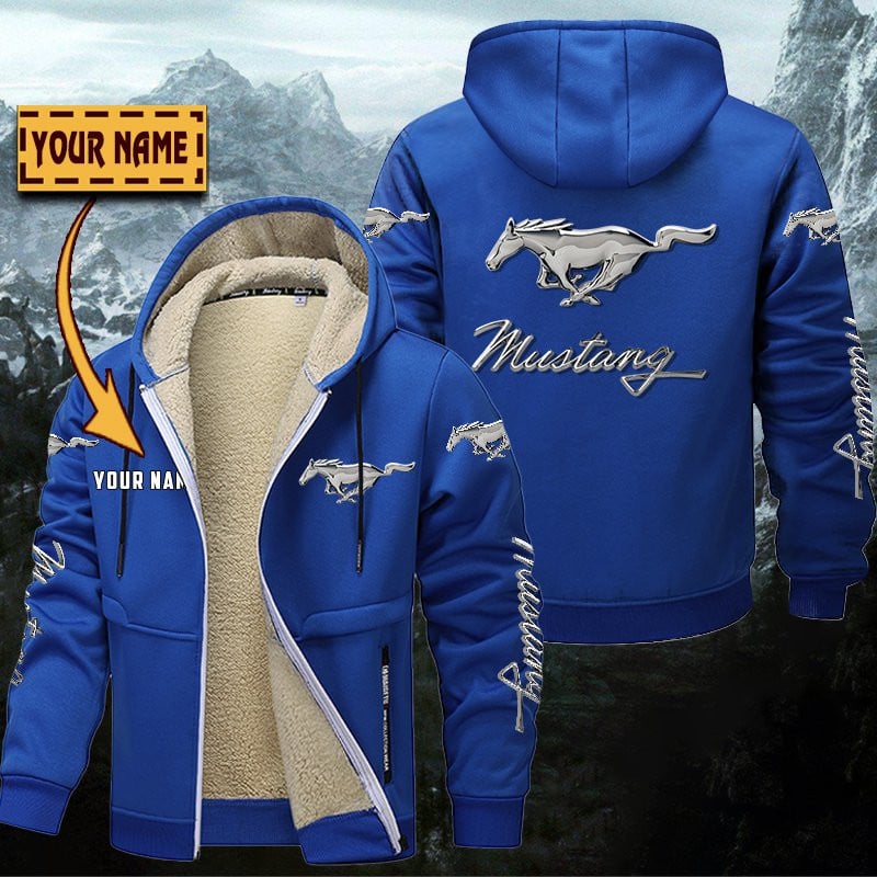 Ford Mustang Gefütterte Kapuzenjacke – Bild 7