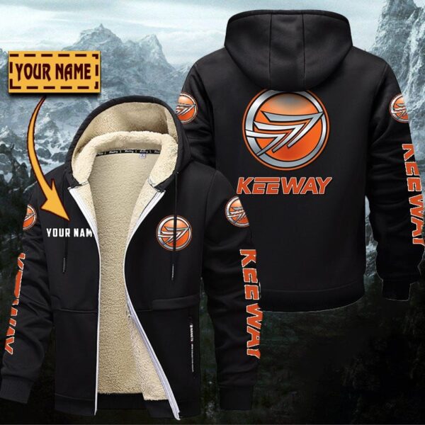 Keeway Motorcycles Gefütterte Kapuzenjacke