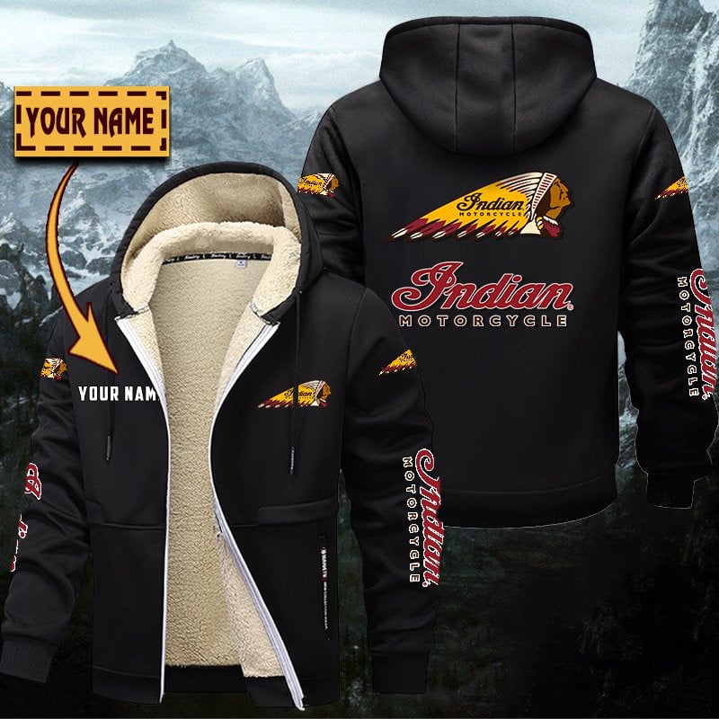 Indian Motorcycle Gefütterte Kapuzenjacke – Bild 3