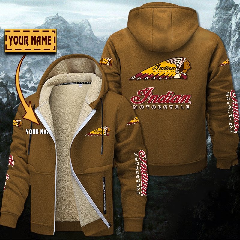 Indian Motorcycle Gefütterte Kapuzenjacke – Bild 4