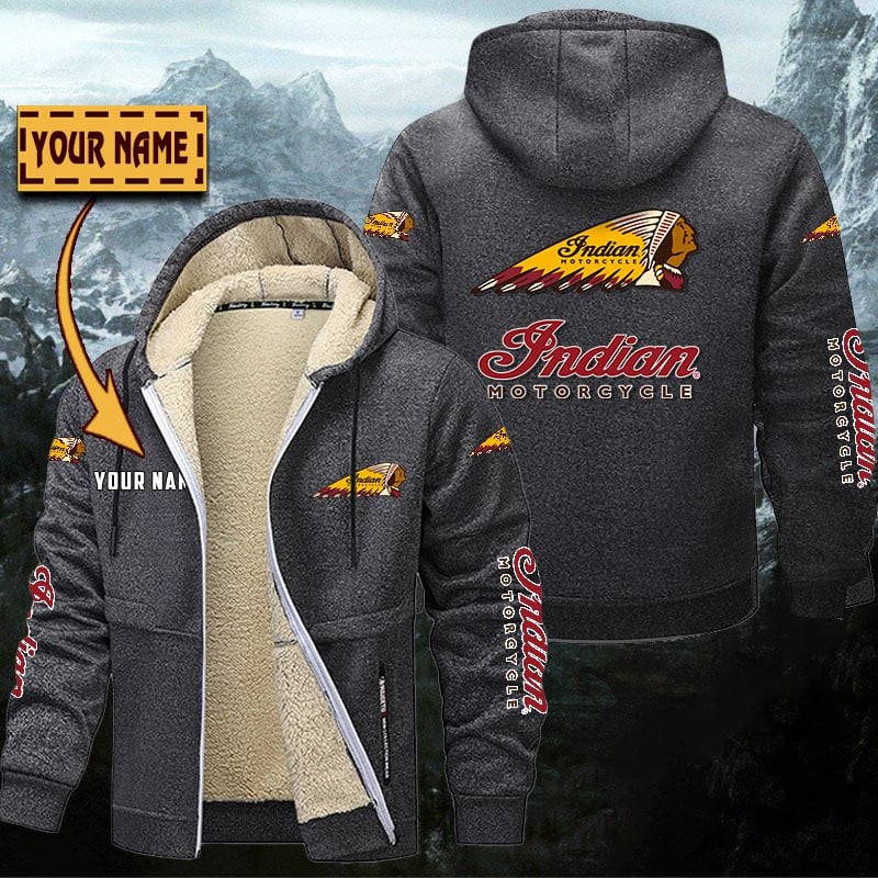 Indian Motorcycle Gefütterte Kapuzenjacke – Bild 5
