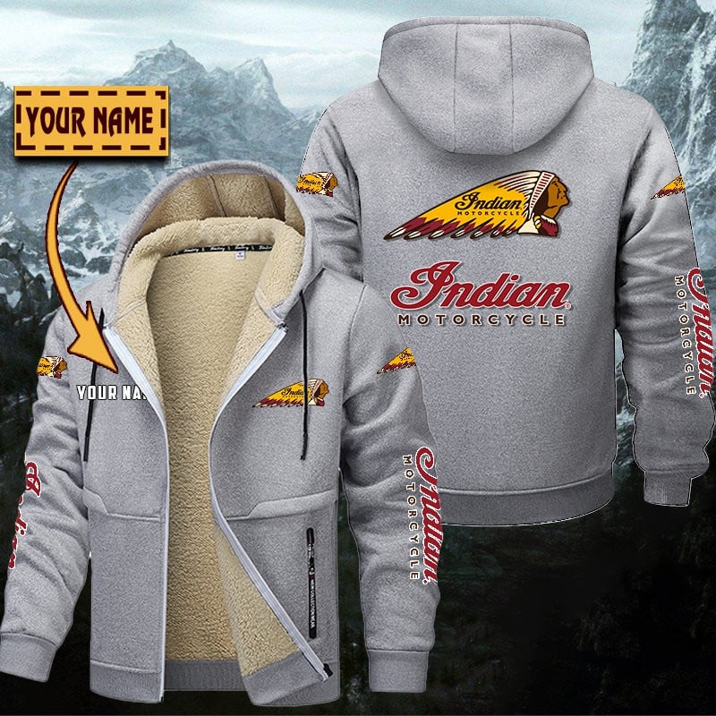 Indian Motorcycle Gefütterte Kapuzenjacke – Bild 6