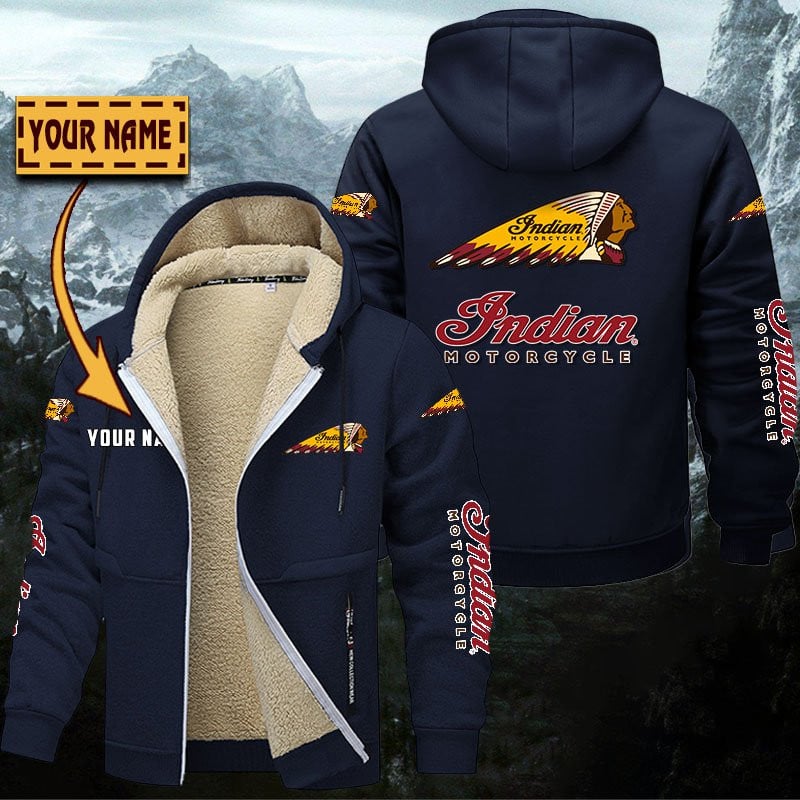 Indian Motorcycle Gefütterte Kapuzenjacke – Bild 7