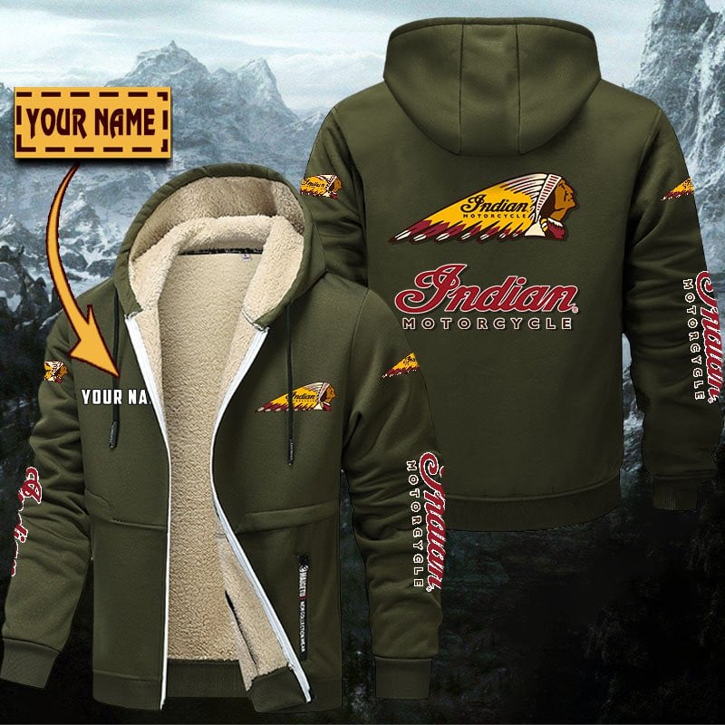 Indian Motorcycle Gefütterte Kapuzenjacke – Bild 2