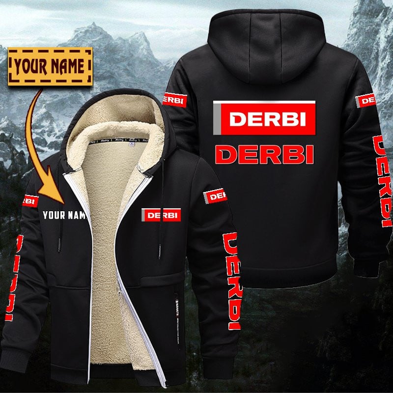 Derbi Motorcycles Gefütterte Kapuzenjacke – Bild 3