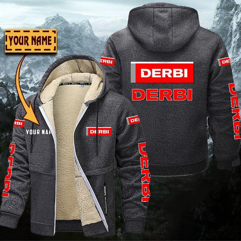 Derbi Motorcycles Gefütterte Kapuzenjacke – Bild 5