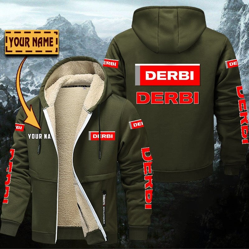 Derbi Motorcycles Gefütterte Kapuzenjacke – Bild 2