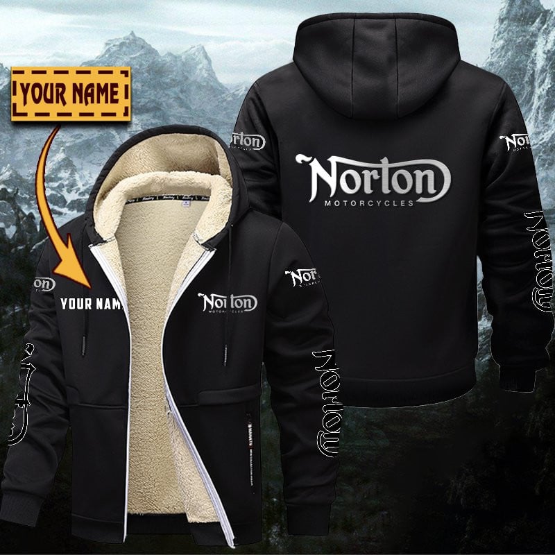 Norton Motorcycles Gefütterte Kapuzenjacke – Bild 3